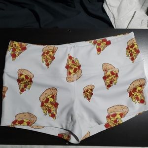 Feed me fight me pizza shorts
